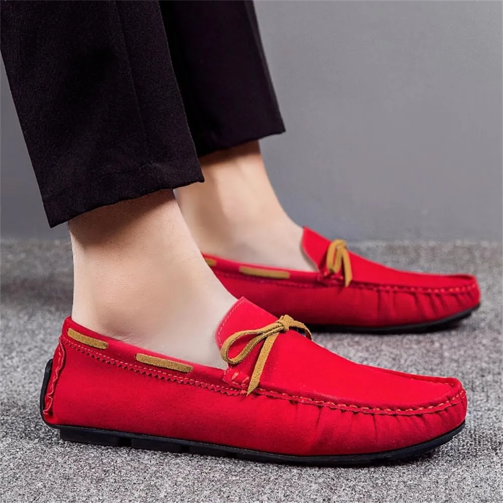 Men's Fashion Slip-On Loafers Leather Formal Wear Casual Walking Driving Shoes Business Casual Shoes