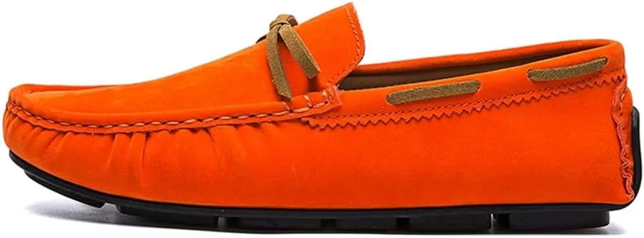 Men's Fashion Slip-On Loafers Leather Formal Wear Casual Walking Driving Shoes Business Casual Shoes