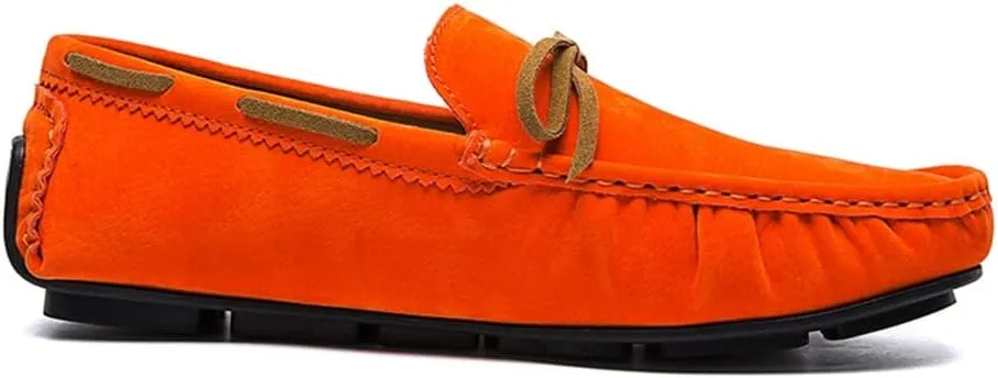 Men's Fashion Slip-On Loafers Leather Formal Wear Casual Walking Driving Shoes Business Casual Shoes