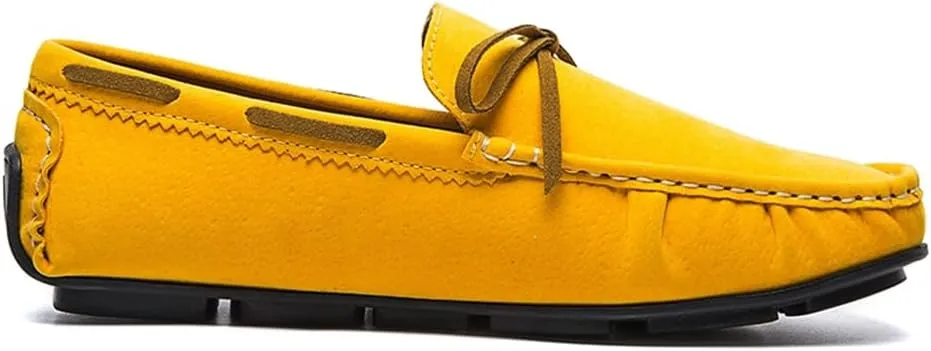 Men's Fashion Slip-On Loafers Leather Formal Wear Casual Walking Driving Shoes Business Casual Shoes