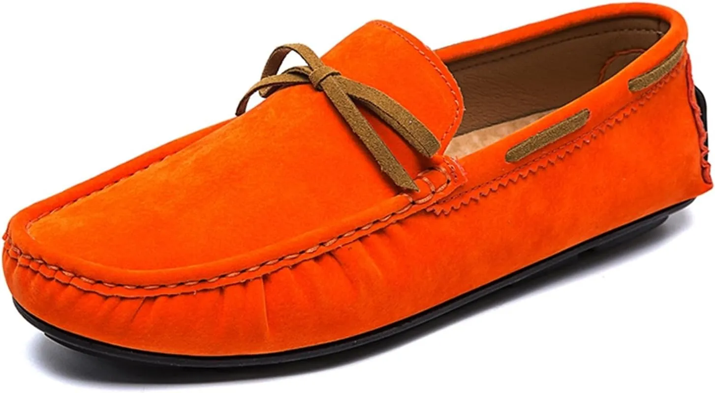 Men's Fashion Slip-On Loafers Leather Formal Wear Casual Walking Driving Shoes Business Casual Shoes