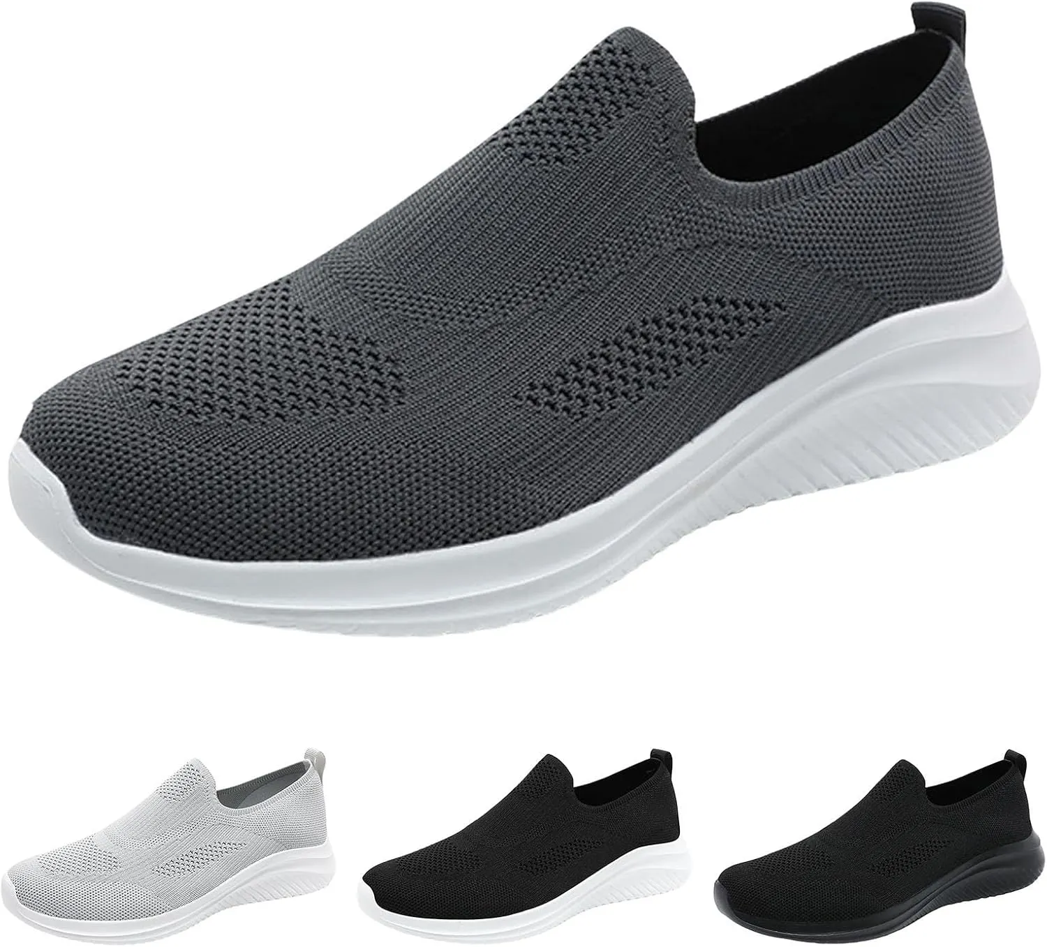 Men's Fashion Sneakers Men's Shoes Slip on Shoe for Men Walking Shoe for Men Comfortable Running Trail Sneaker