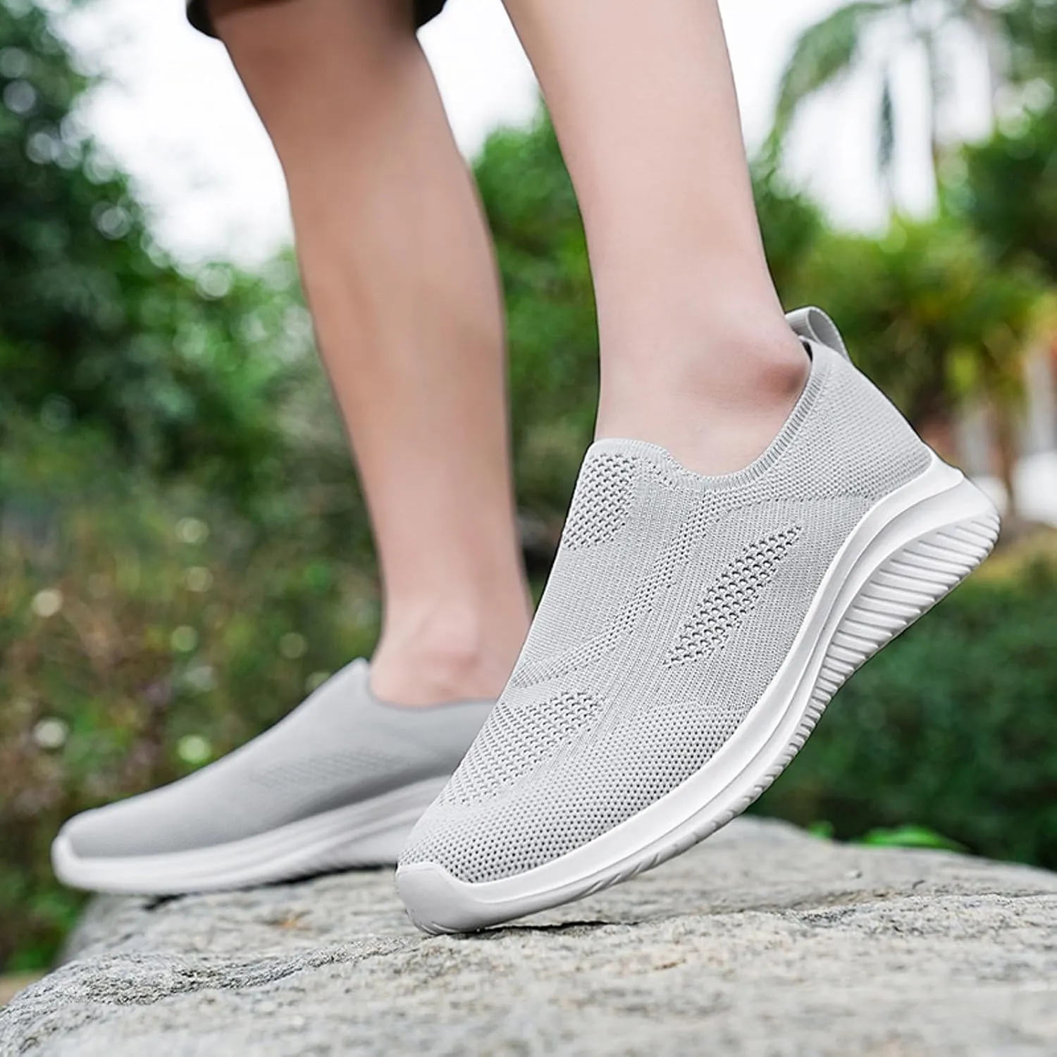 Men's Fashion Sneakers Men's Shoes Slip on Shoe for Men Walking Shoe for Men Comfortable Running Trail Sneaker
