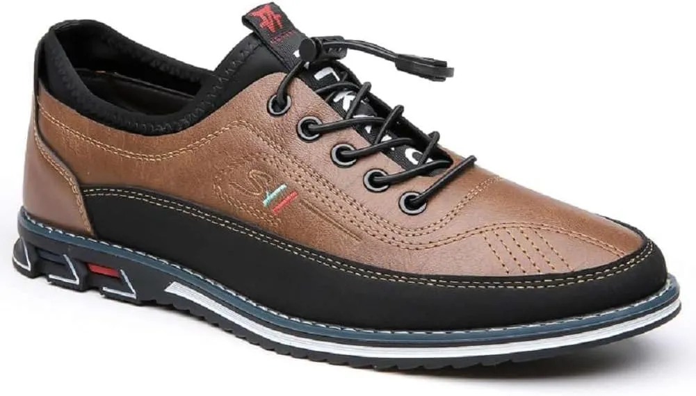 Men's Genuine Leather Oxford Loafers - Lightweight Business Casual Shoes for Work Driving Outdoor Wear