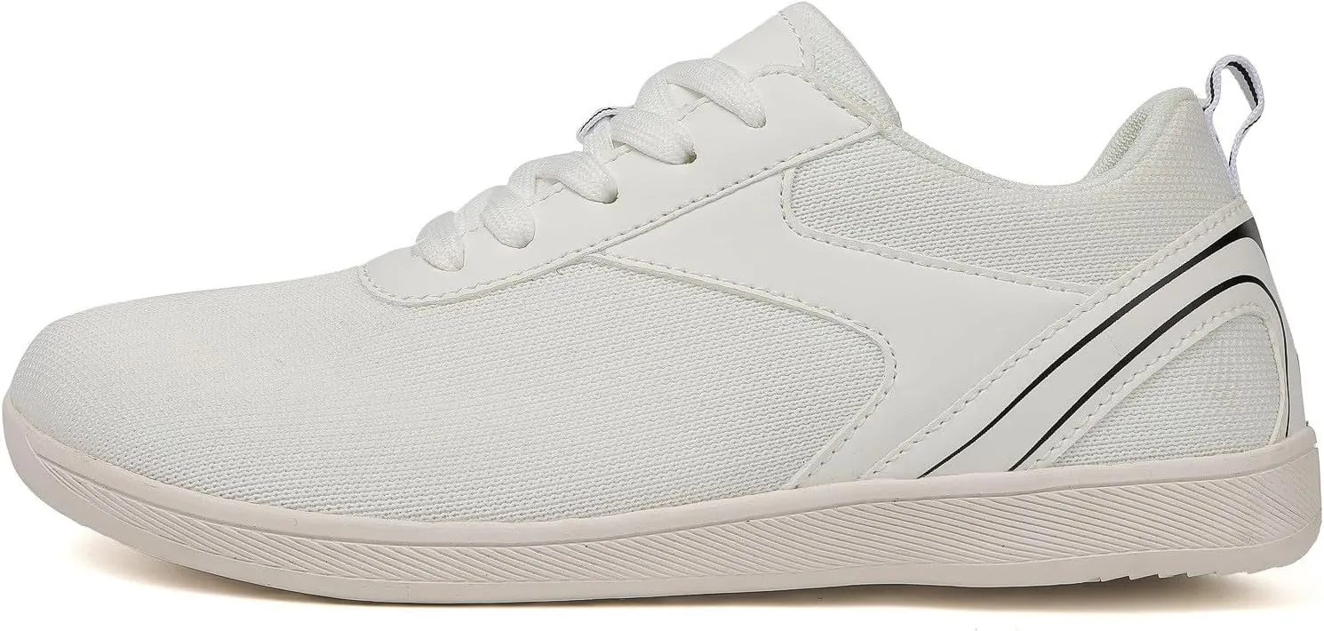 Men's Lace Up Memory Foam Sneakers Comfortable Breathable Stretch Canvas Slip on Sneaker Comfort Jogging Shoes