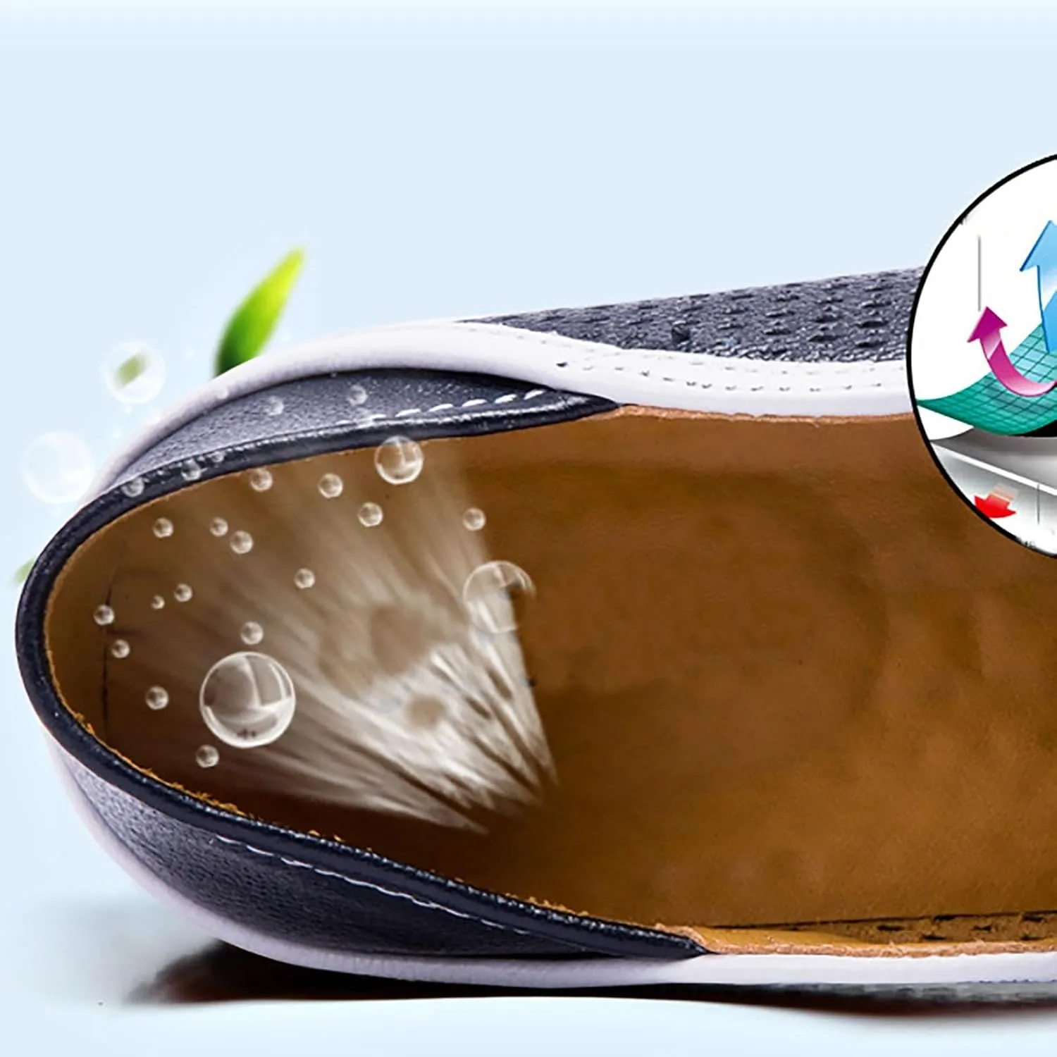 Men's Leather Breathable Slip-Resistant Formal & Casual Derby Shoes for Business, Weddings, and Outdoor Events