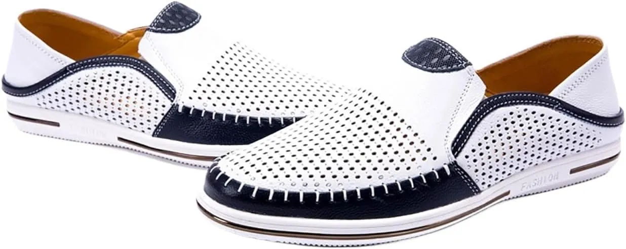 Men's Leather Breathable Slip-Resistant Formal & Casual Derby Shoes for Business, Weddings, and Outdoor Events