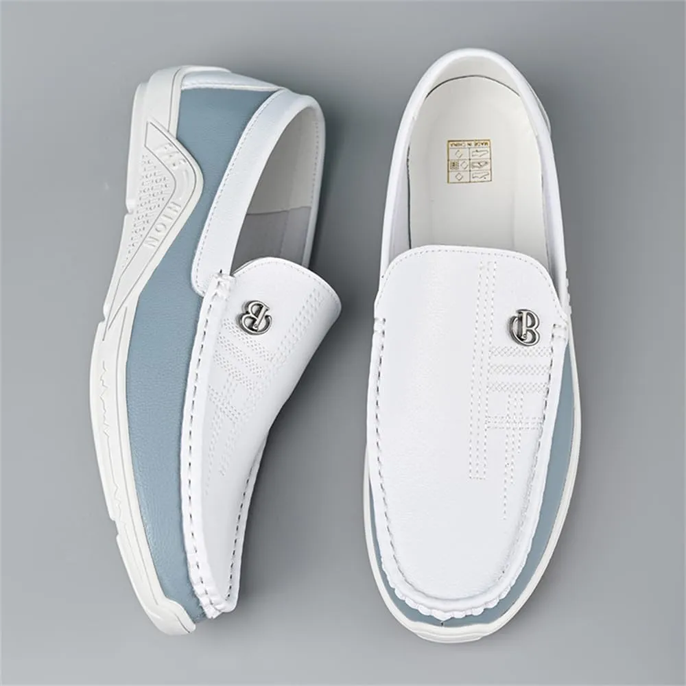 Men's Loafers Moccasin Driving Shoes Slip on Soft Walking Shoes Men's Leather Business Casual Shoes