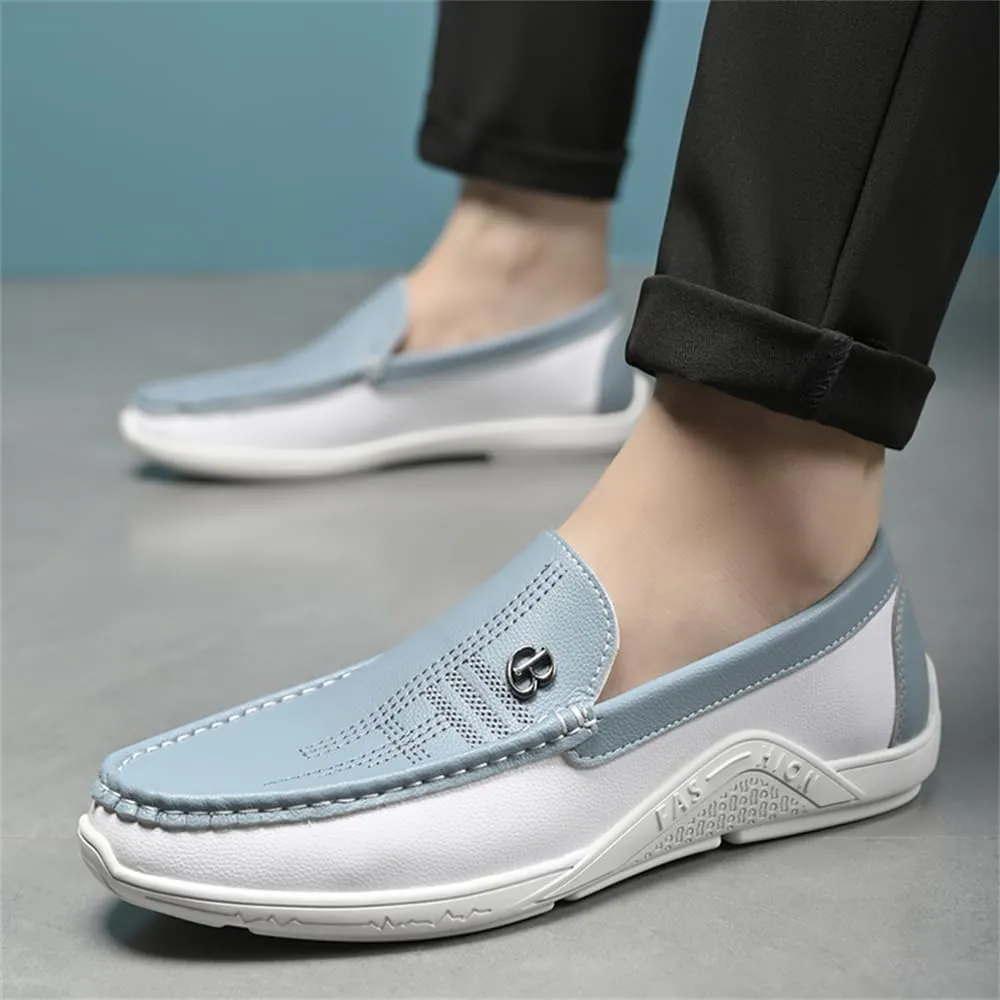 Men's Loafers Moccasin Driving Shoes Slip on Soft Walking Shoes Men's Leather Business Casual Shoes