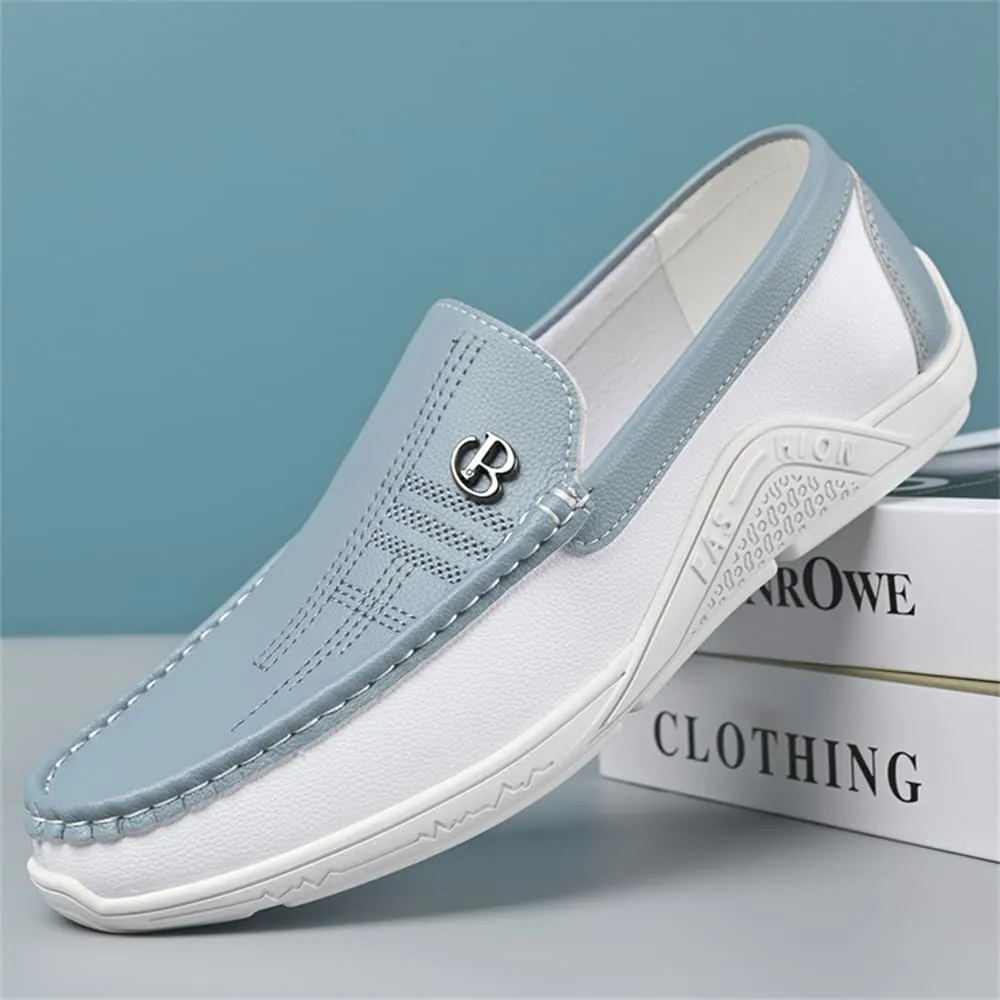 Men's Loafers Moccasin Driving Shoes Slip on Soft Walking Shoes Men's Leather Business Casual Shoes