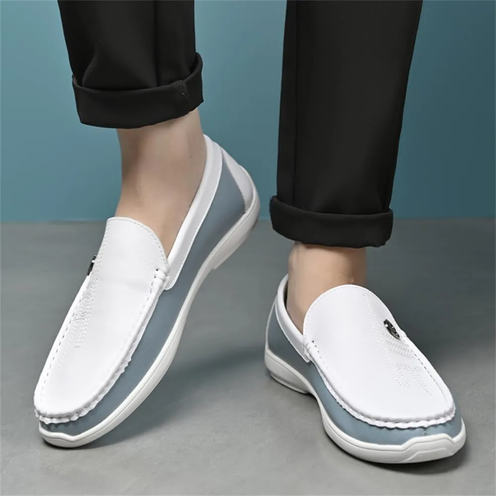 Men's Loafers Moccasin Driving Shoes Slip on Soft Walking Shoes Men's Leather Business Casual Shoes