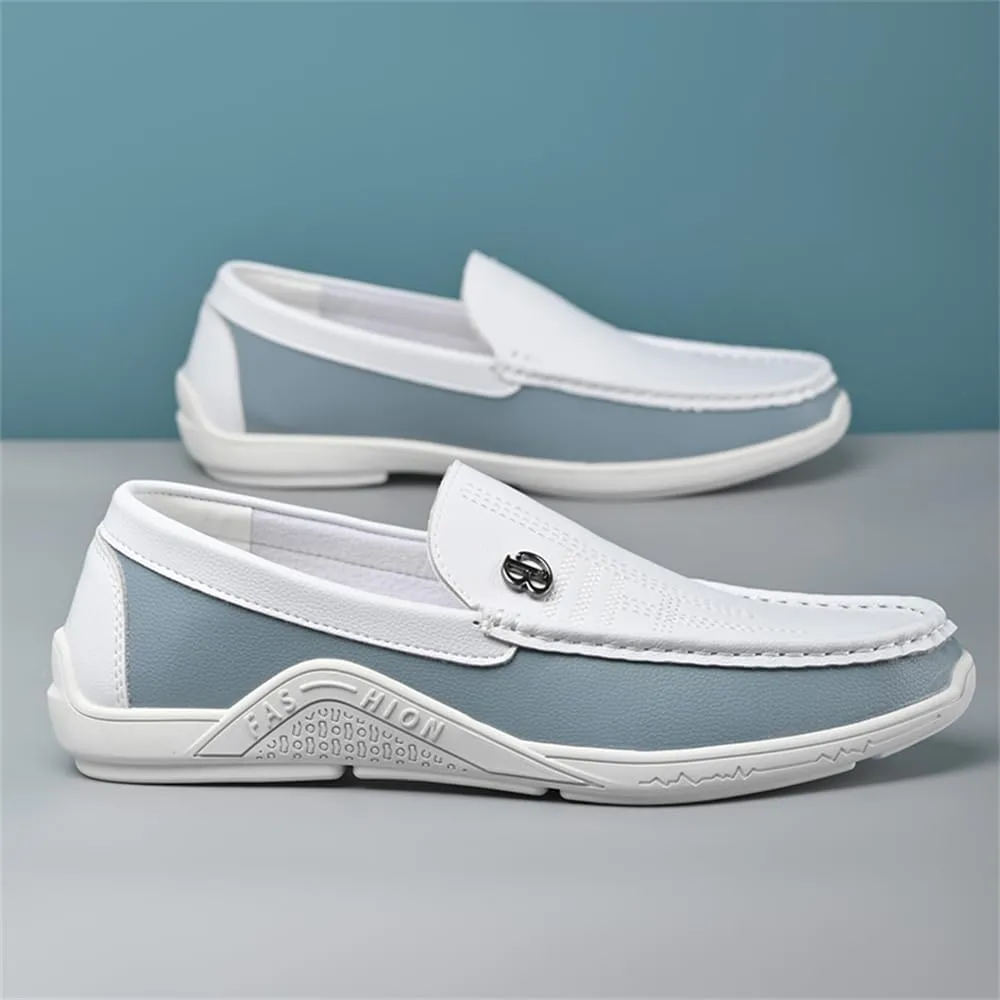Men's Loafers Moccasin Driving Shoes Slip on Soft Walking Shoes Men's Leather Business Casual Shoes