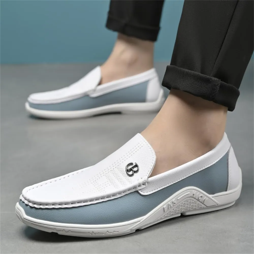 Men's Loafers Moccasin Driving Shoes Slip on Soft Walking Shoes Men's Leather Business Casual Shoes