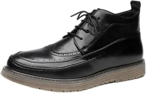 Men's Oxford Formal Shoes Classic Lace-up Dress Shoes Business Work Lightweight Soft Sole Oxford Work Shoe