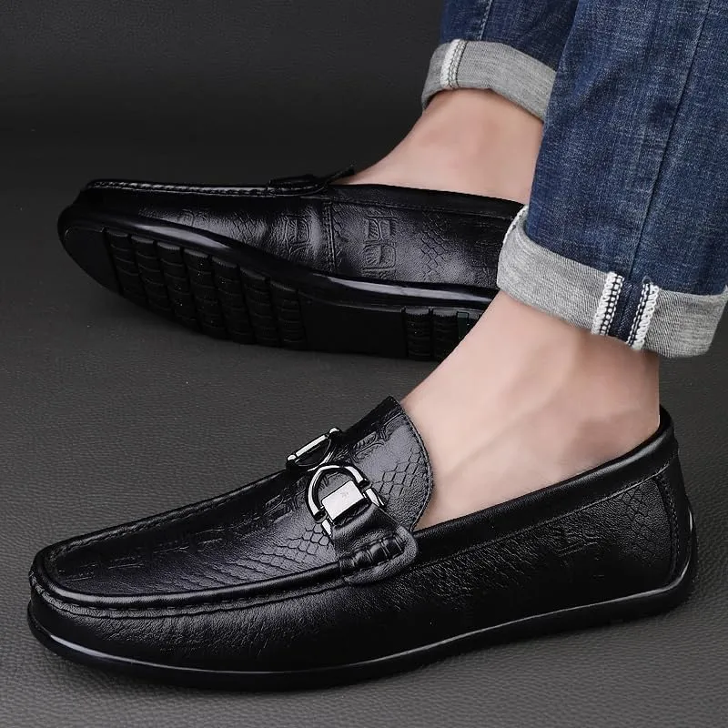 Men's Oxford Shoes Business Casual Shoes Leather Loafers Fashion Sneakers Driving Shoes for Office Classic Party Shoes