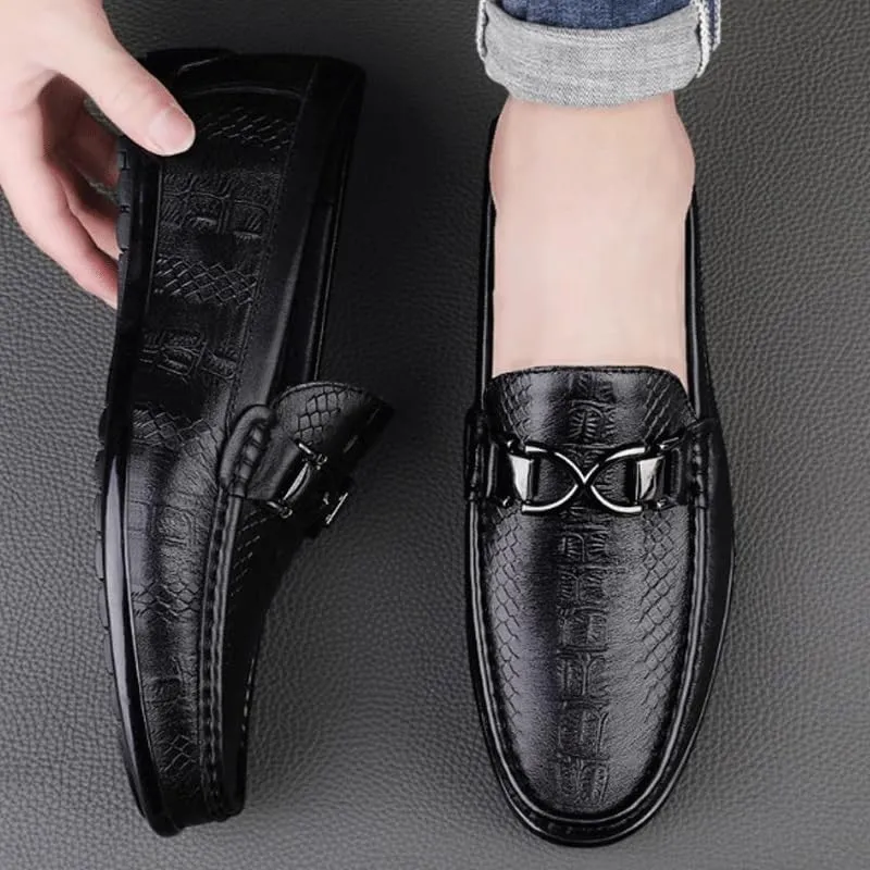 Men's Oxford Shoes Business Casual Shoes Leather Loafers Fashion Sneakers Driving Shoes for Office Classic Party Shoes