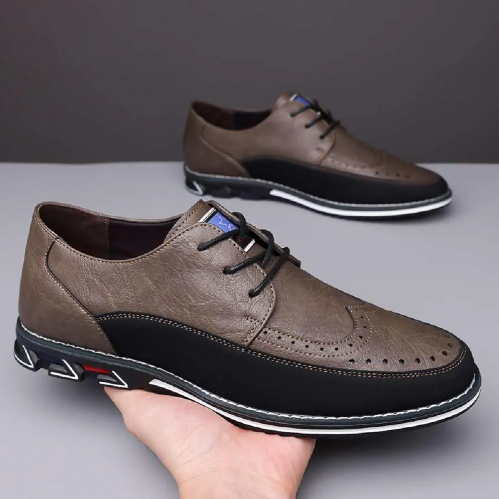 Mens Oxford Shoes Lace Up Business Casual Shoes Comfort Men's Fashion Dress Sneakers Formal Shoes for Men