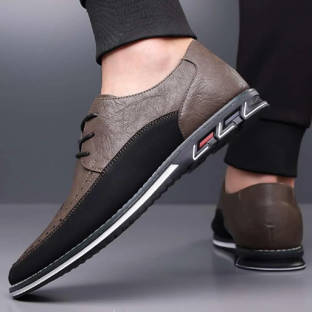 Mens Oxford Shoes Lace Up Business Casual Shoes Comfort Men's Fashion Dress Sneakers Formal Shoes for Men