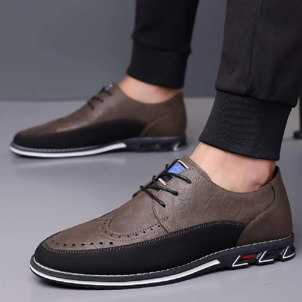 Mens Oxford Shoes Lace Up Business Casual Shoes Comfort Men's Fashion Dress Sneakers Formal Shoes for Men