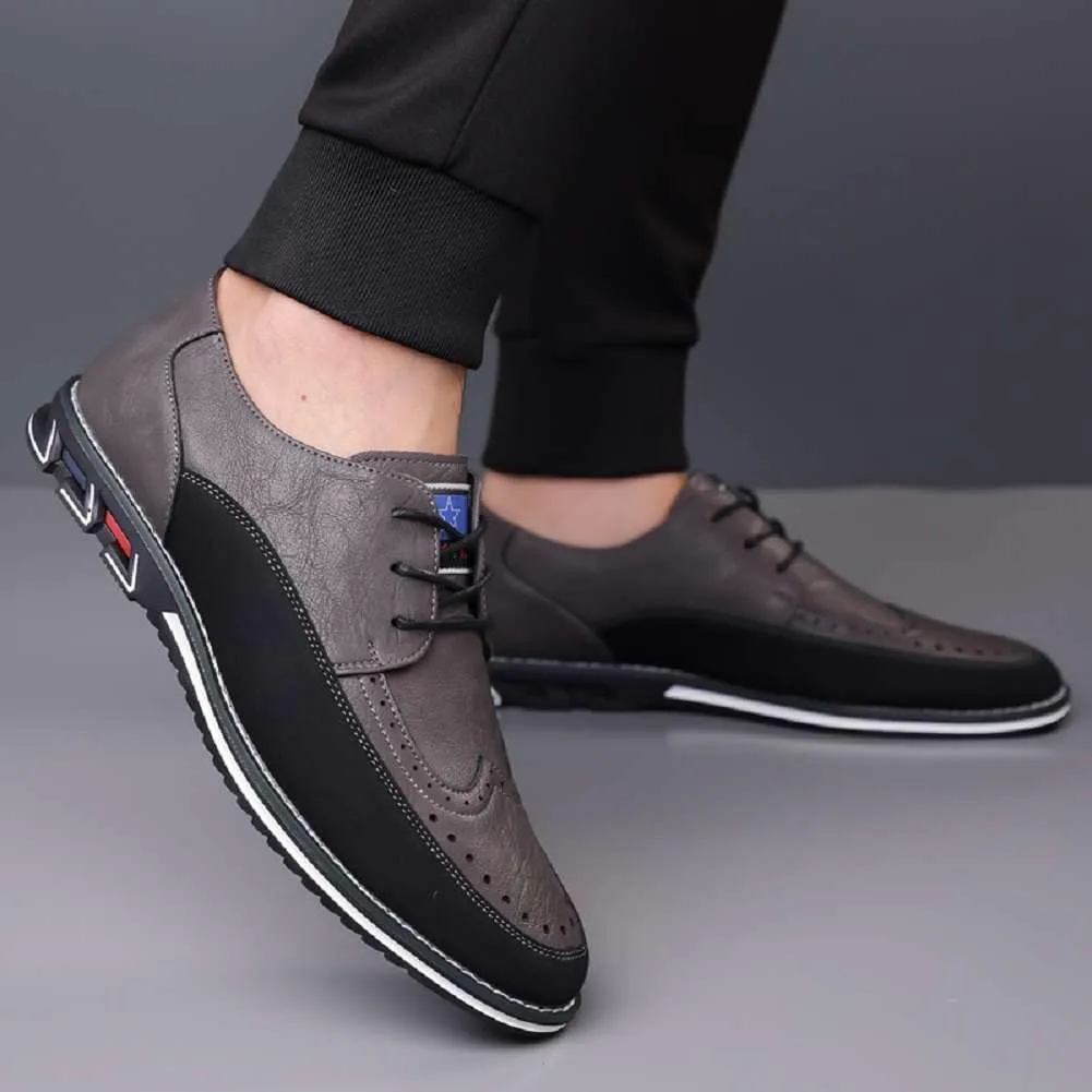 Mens Oxford Shoes Lace Up Business Casual Shoes Comfort Men's Fashion Dress Sneakers Formal Shoes for Men