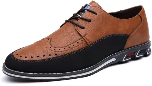 Mens Oxford Shoes Lace Up Business Casual Shoes Comfort Men's Fashion Dress Sneakers Formal Shoes for Men