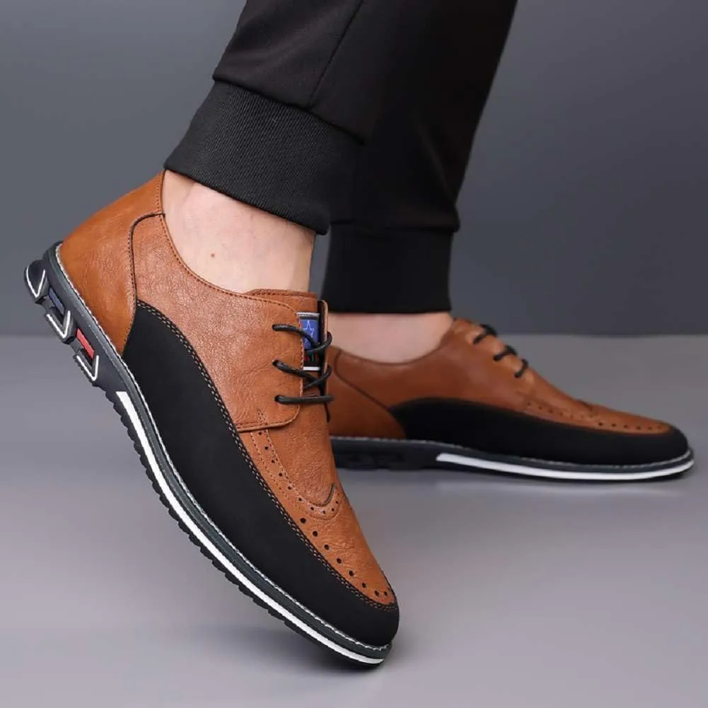 Mens Oxford Shoes Lace Up Business Casual Shoes Comfort Men's Fashion Dress Sneakers Formal Shoes for Men