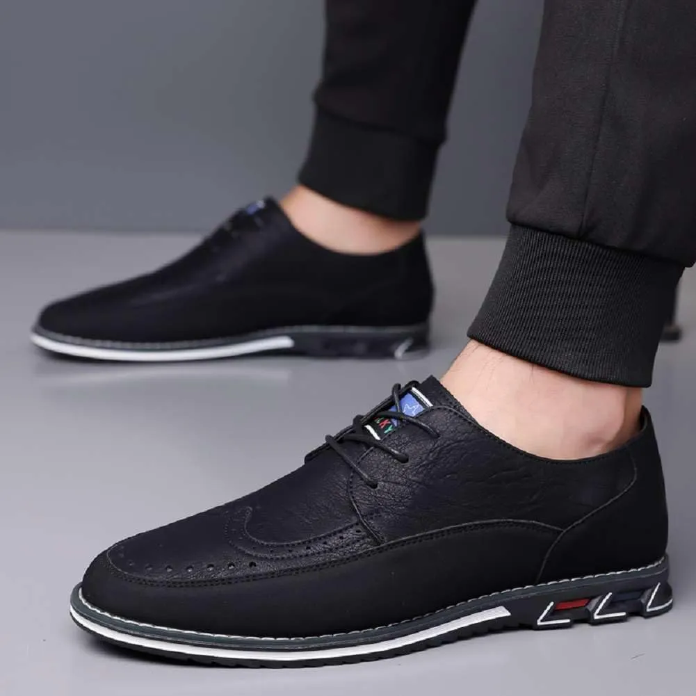 Mens Oxford Shoes Lace Up Business Casual Shoes Comfort Men's Fashion Dress Sneakers Formal Shoes for Men