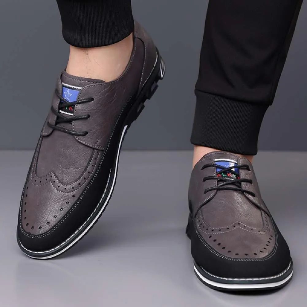 Mens Oxford Shoes Lace Up Business Casual Shoes Comfort Men's Fashion Dress Sneakers Formal Shoes for Men