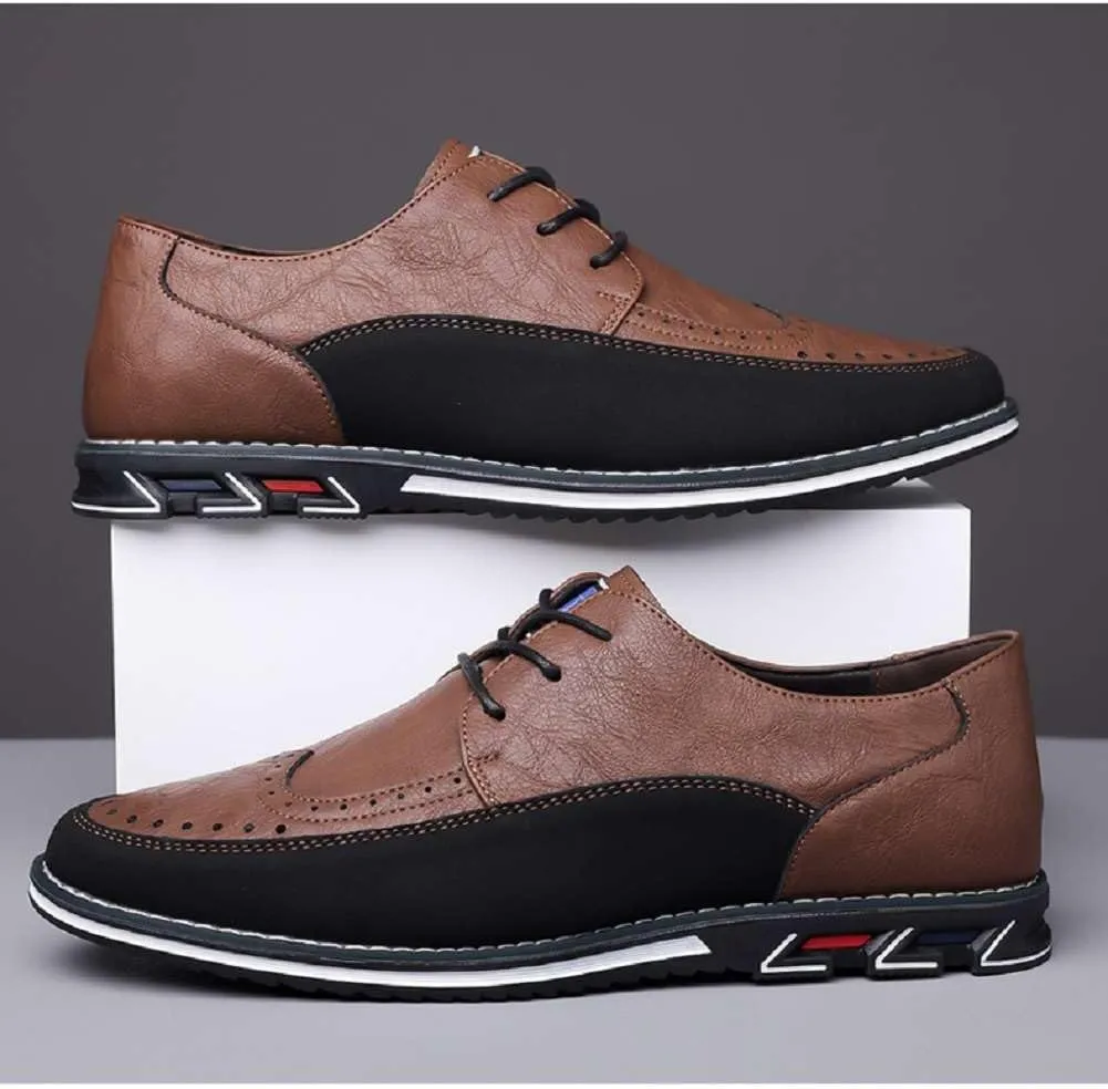 Mens Oxford Shoes Lace Up Business Casual Shoes Comfort Men's Fashion Dress Sneakers Formal Shoes for Men