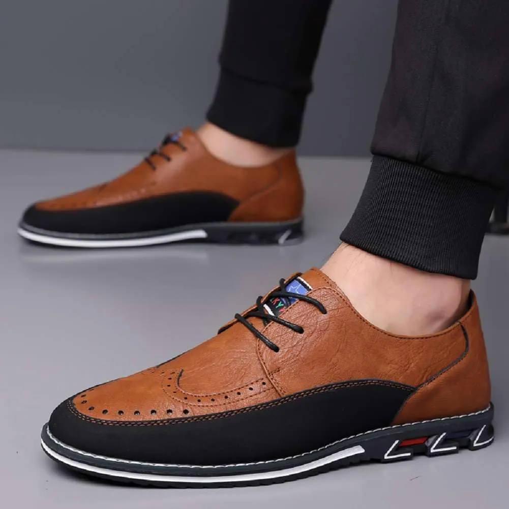 Mens Oxford Shoes Lace Up Business Casual Shoes Comfort Men's Fashion Dress Sneakers Formal Shoes for Men