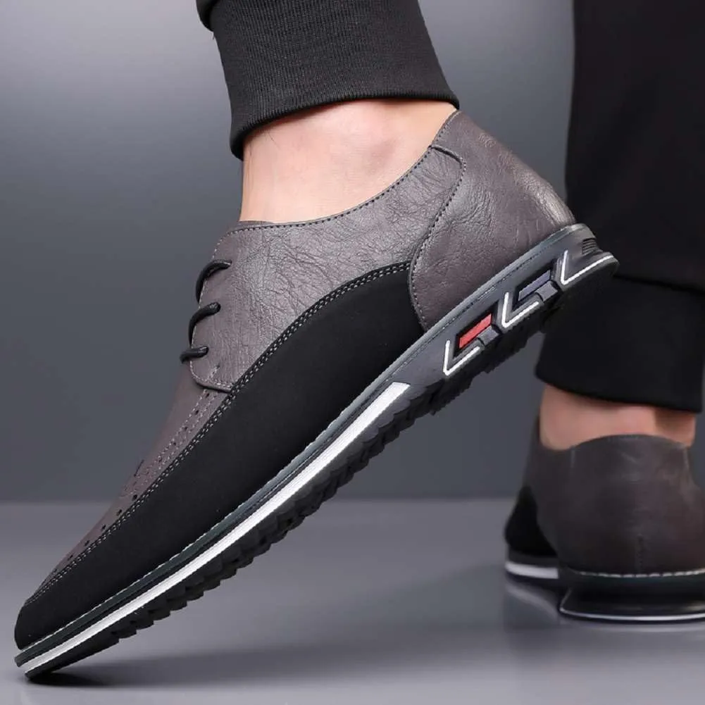 Mens Oxford Shoes Lace Up Business Casual Shoes Comfort Men's Fashion Dress Sneakers Formal Shoes for Men