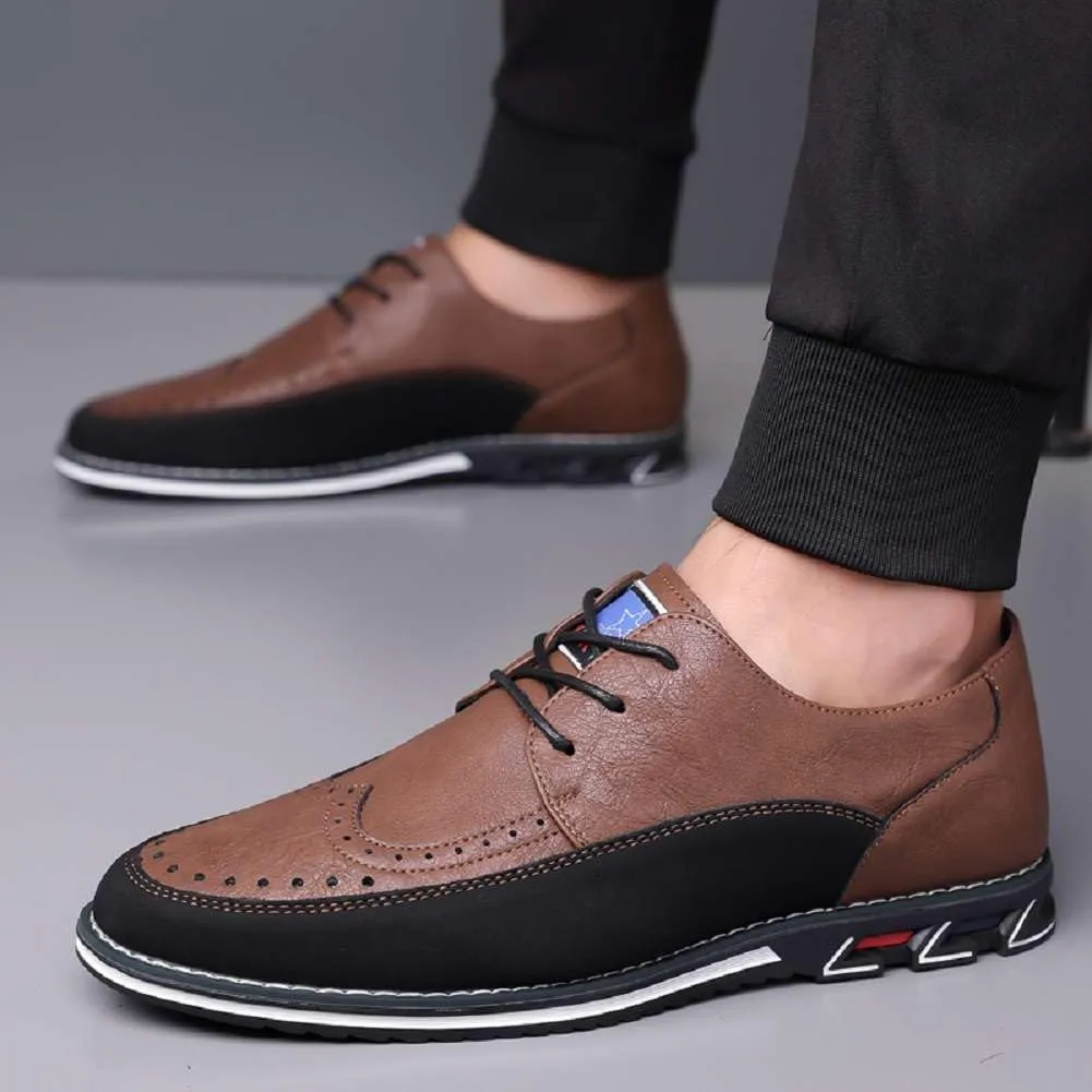 Mens Oxford Shoes Lace Up Business Casual Shoes Comfort Men's Fashion Dress Sneakers Formal Shoes for Men