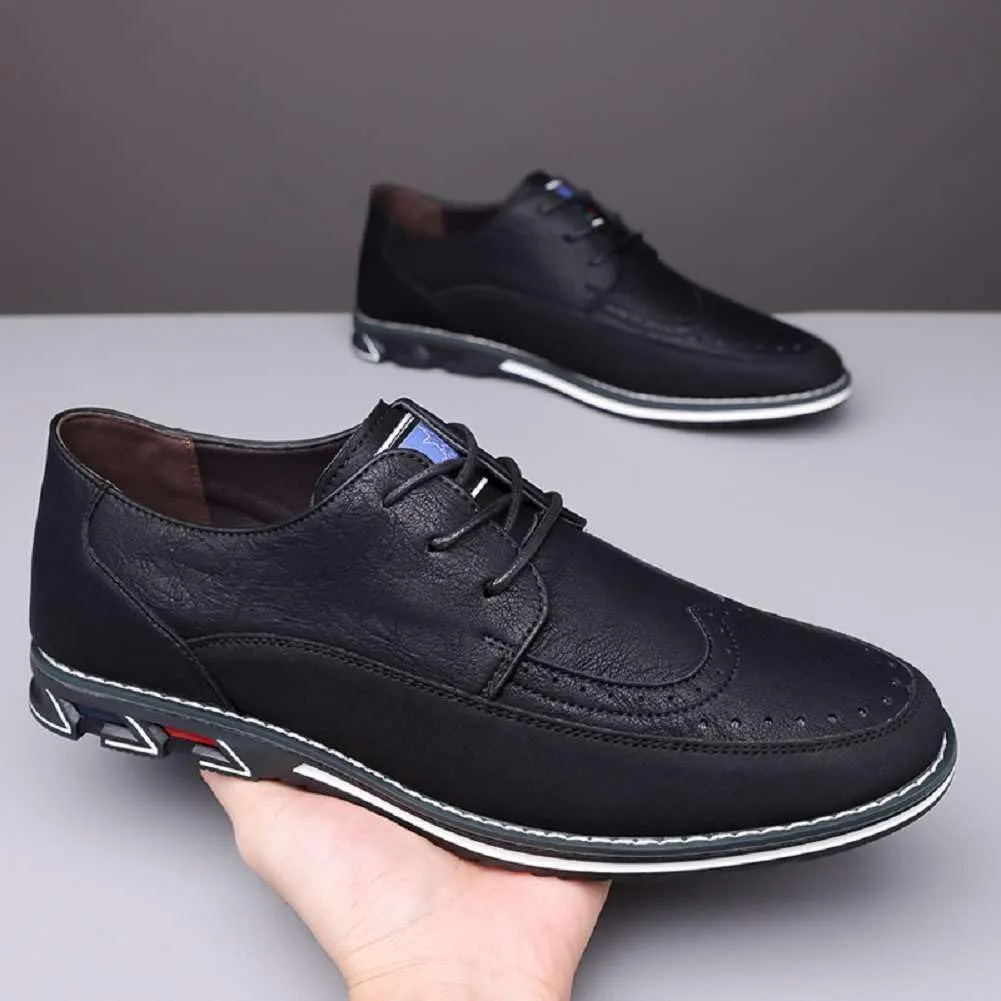 Mens Oxford Shoes Lace Up Business Casual Shoes Comfort Men's Fashion Dress Sneakers Formal Shoes for Men