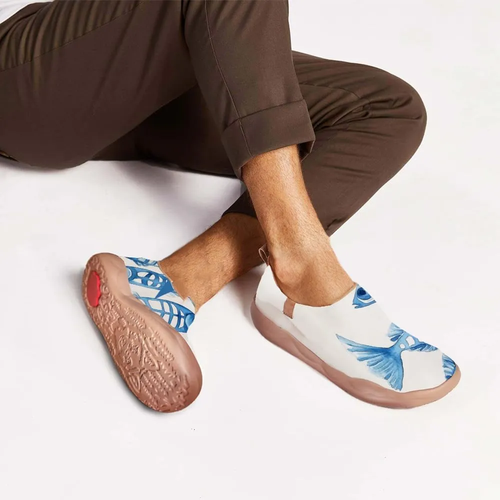 Men's Retro Casual Shoes Slip-on Travel Shoes Anti-Slip and dust-Proof Loafers/Fish