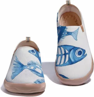 Men's Retro Casual Shoes Slip-on Travel Shoes Anti-Slip and dust-Proof Loafers/Fish