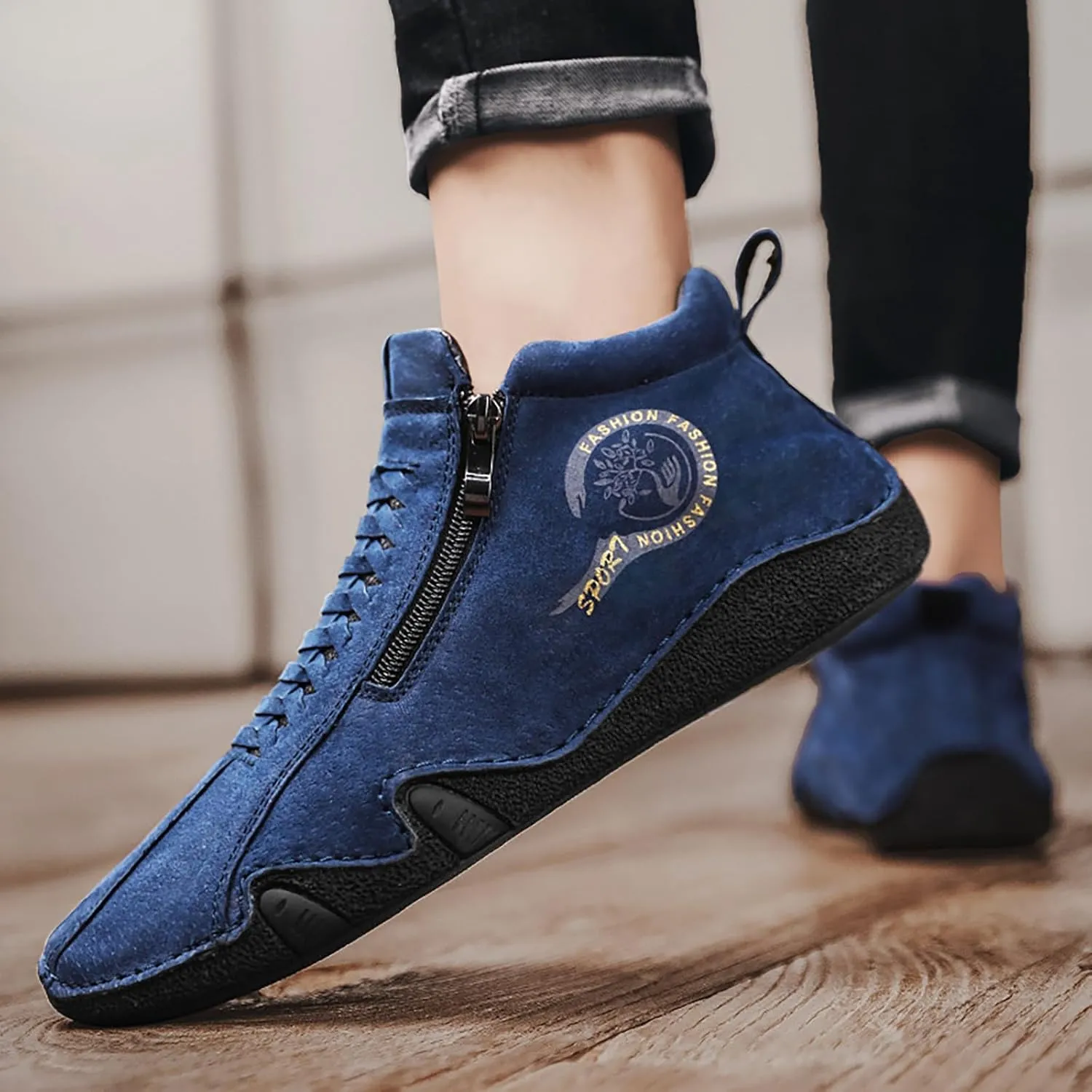 Men's Sneakers Men's Fashion Sneakers Walking Shoe for Men Slip on Shoe for Men Athletic Gym Breathable Sneaker