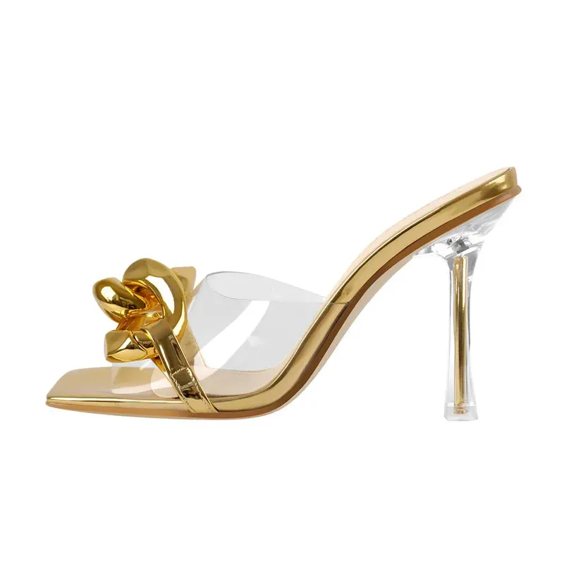 Metallic Glamour Sandals