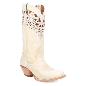 MILEY ALL LEATHER BONE