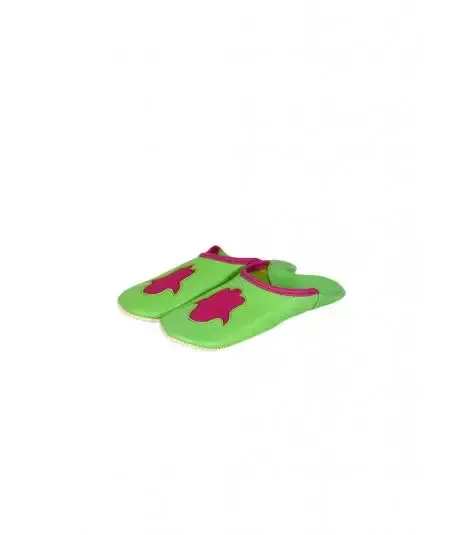 Moroccan Slippers decorated with Khmissa
