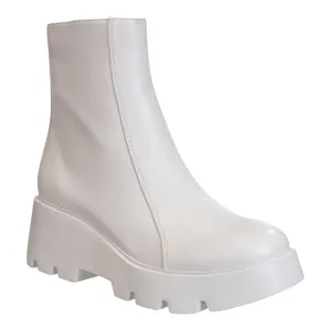 NAKED FEET - XENUS in MIST Platform Ankle Boots