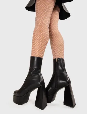 Never Simple Platform Ankle Boots