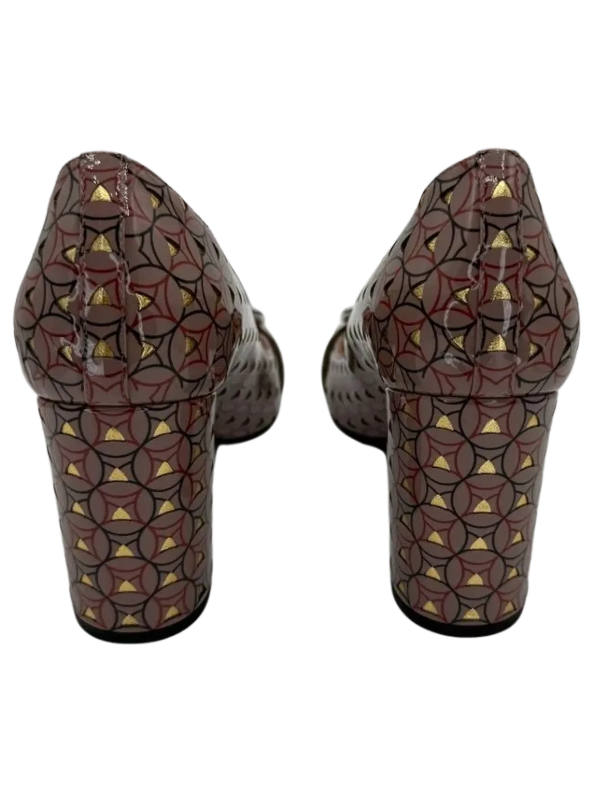 *NEW* Bottega Veneta Women's Geometric Leather Pumps