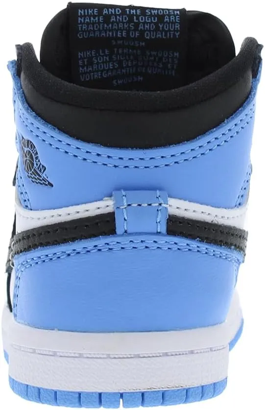 Nike Air Jordan 1 Retro High OG UNC Toe 2023 TD University Blue/Black/White Toddler Little Kid
