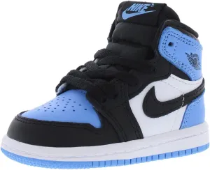 Nike Air Jordan 1 Retro High OG UNC Toe 2023 TD University Blue/Black/White Toddler Little Kid