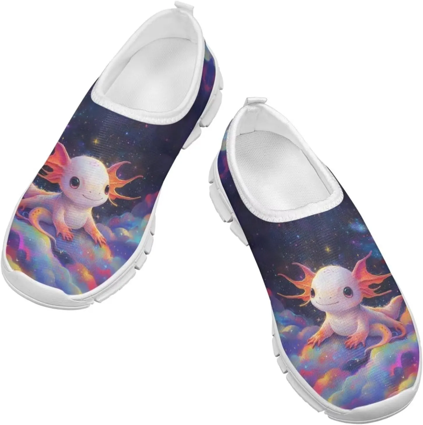 Novelty Boys Slip On Sneakers Moon Shoes Soft Comfy Kids Casual Shoes
