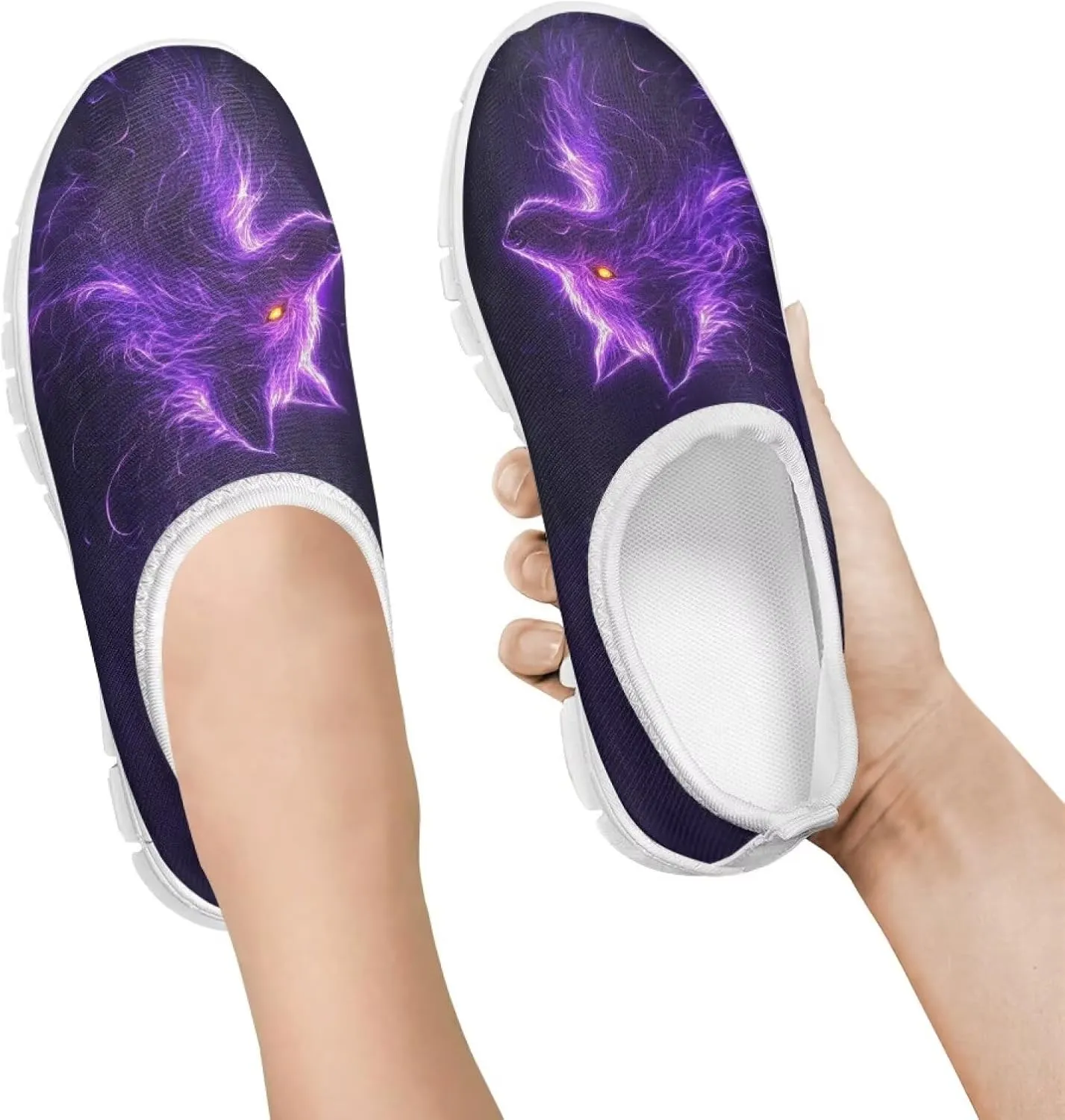Novelty Boys Slip On Sneakers Moon Shoes Soft Comfy Kids Casual Shoes