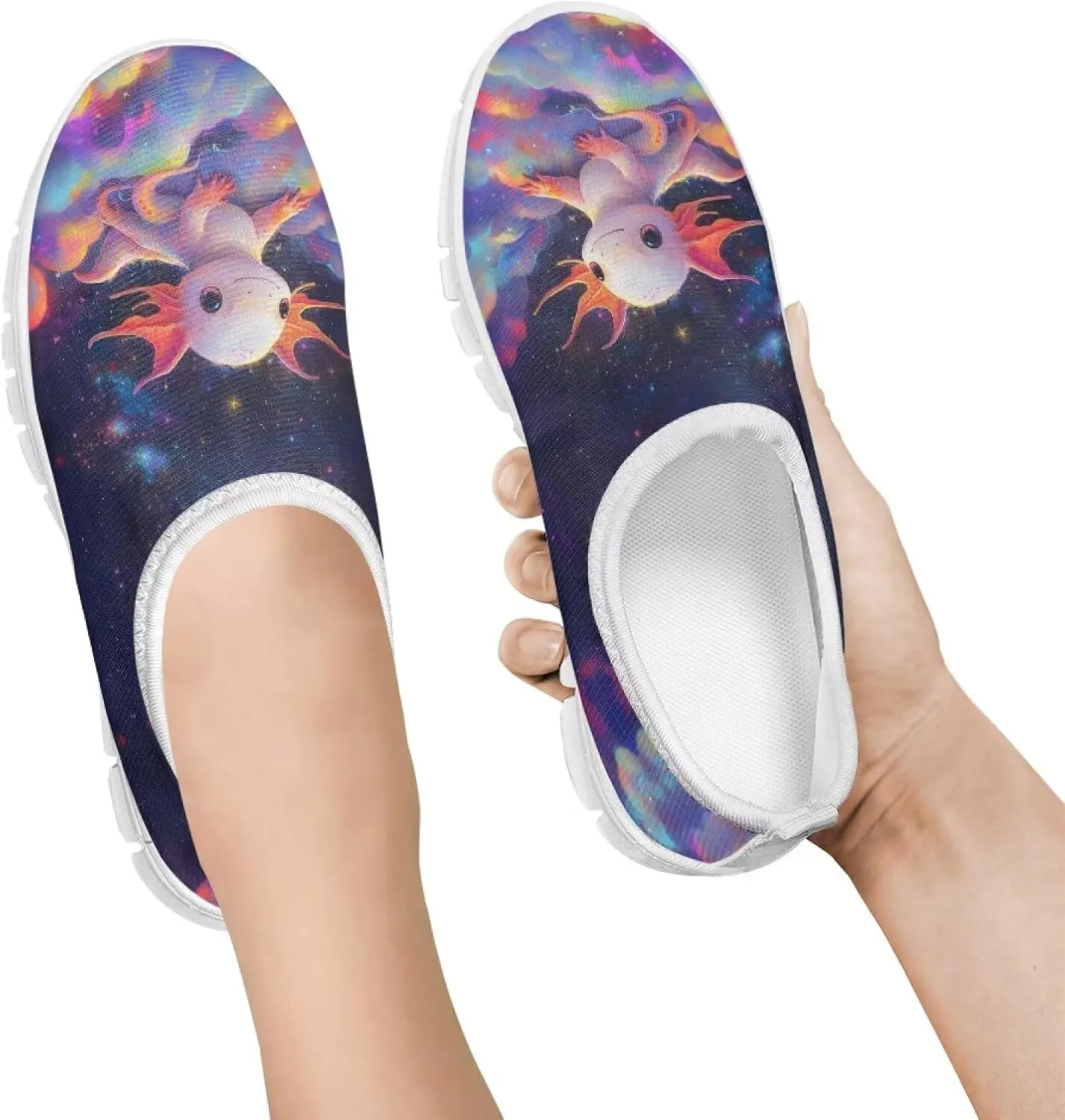 Novelty Boys Slip On Sneakers Moon Shoes Soft Comfy Kids Casual Shoes