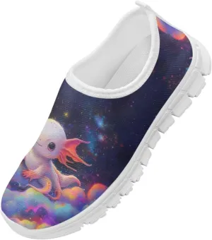 Novelty Boys Slip On Sneakers Moon Shoes Soft Comfy Kids Casual Shoes