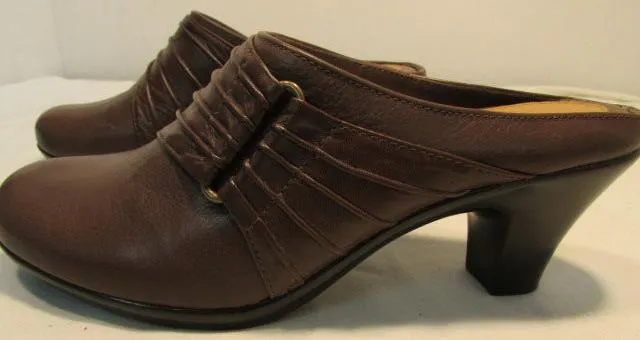 Nurture Brown Mabel Mule Clogs