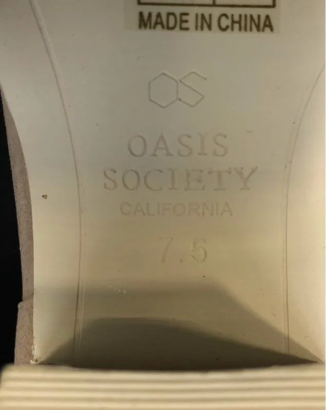 Oasis Society Women's Tan Pointed Toe Knee High Cowgirl Western Boots - Size 7.5